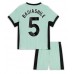 Chelsea Benoit Badiashile #5 Barnkläder Tredje matchtröja till baby 2023-24 Kortärmad (+ Korta byxor) Billigt